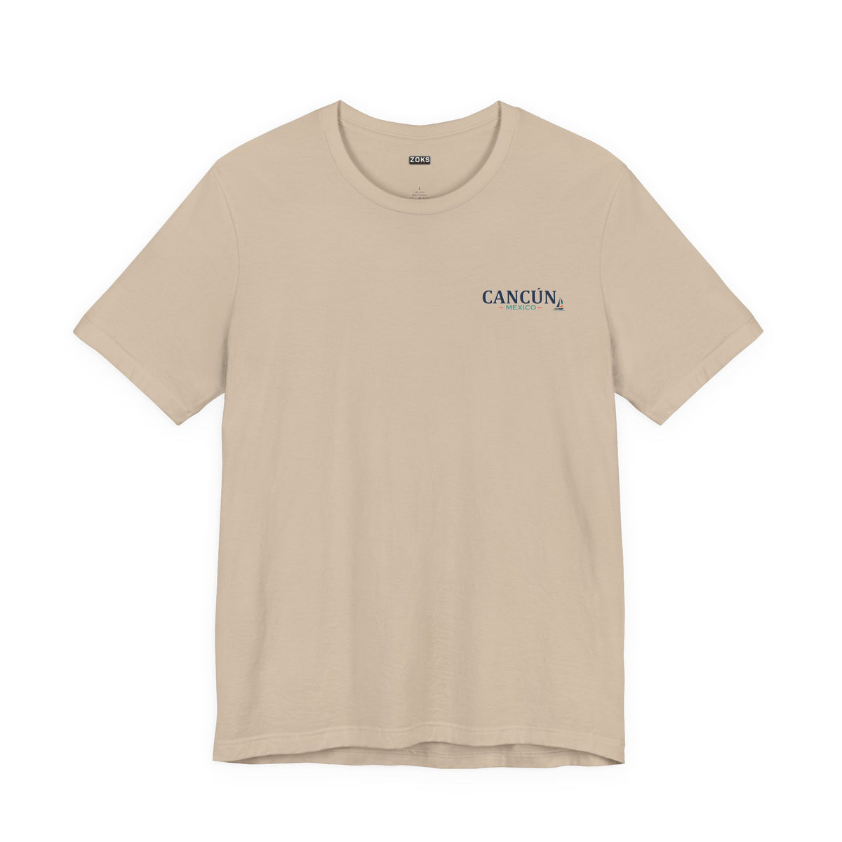 Cancún Mexico Sunset Sail T-Shirt — Beach Vacation Tee