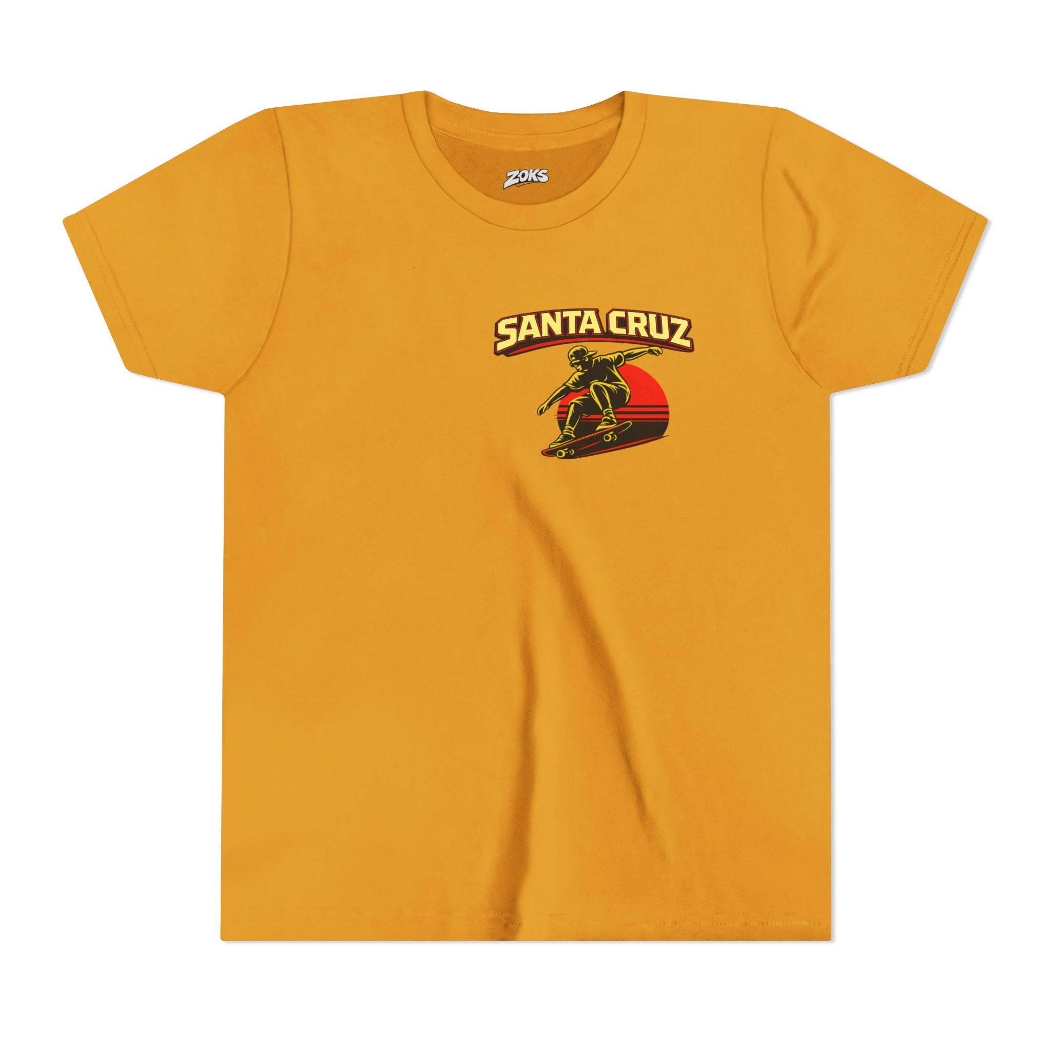 Santa Cruz Youth Skateboard Tee – Vintage Surf Skate California USA