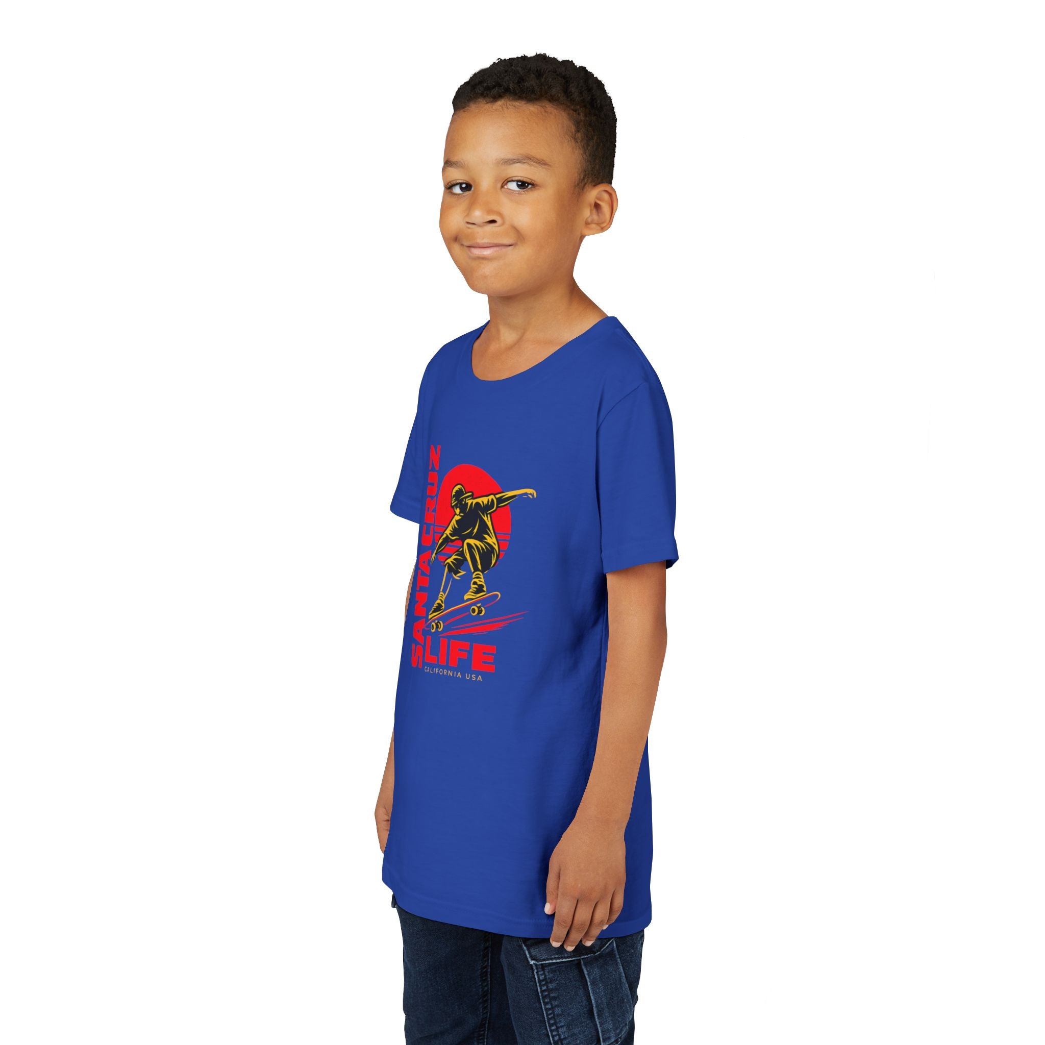 Santa Cruz Skateboard Youth Tee – “Santa Cruz Life” Graphic Shirt
