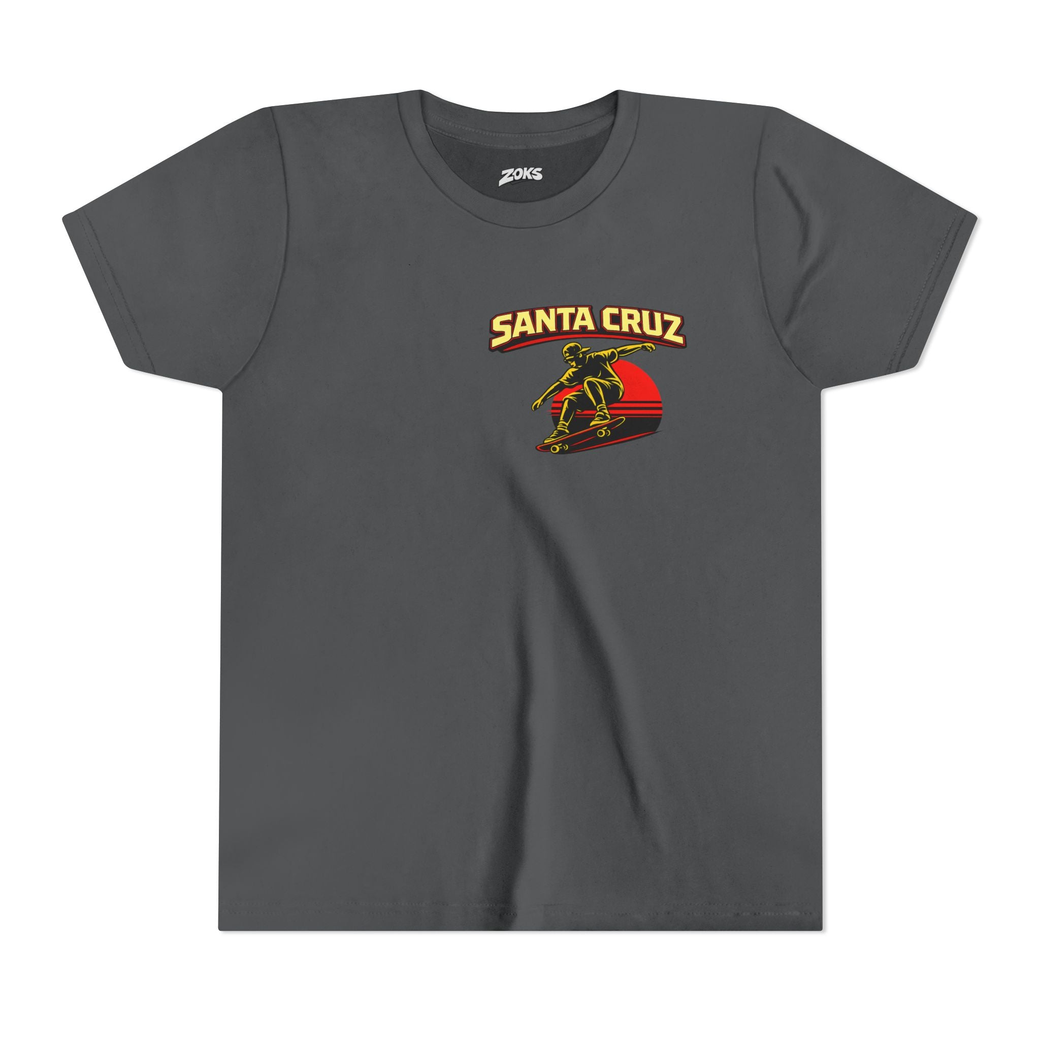 Santa Cruz Youth Skateboard Tee – Vintage Surf Skate California USA