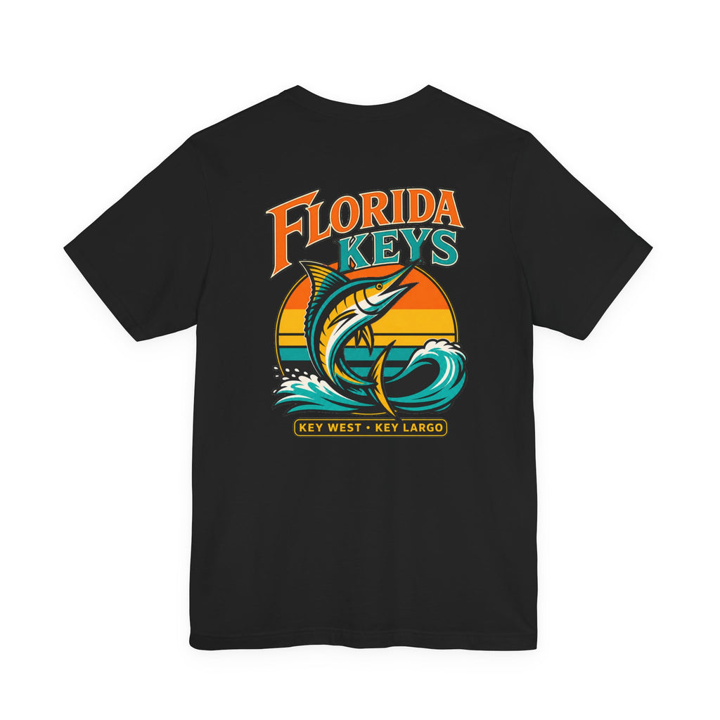 Florida Keys Marlin Sunset T-Shirt — Key West & Key Largo Fishing Tee