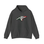 Italy Shield Hoodie — Italian Flag Racing Graphic Pullover