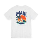 Maui Sail Sunset T-Shirt — Hawaii Palm Beach Vacation Tee