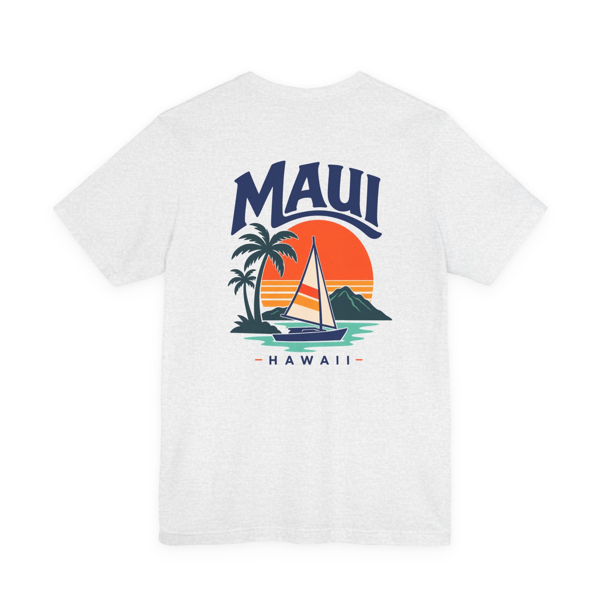 Maui Sail Sunset T-Shirt — Hawaii Palm Beach Vacation Tee