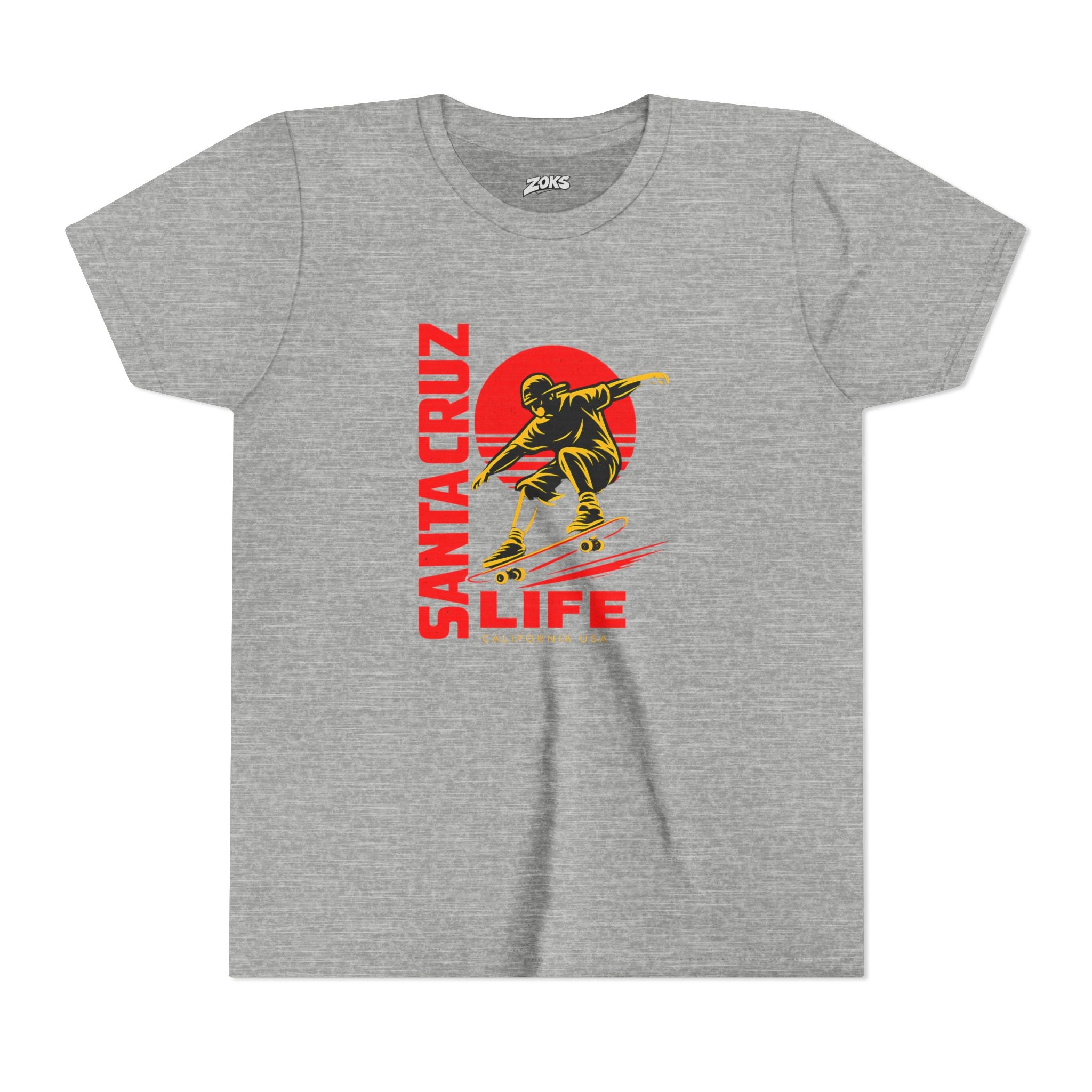 Santa Cruz Skateboard Youth Tee – “Santa Cruz Life” Graphic Shirt