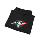 Italy Shield Hoodie — Italian Flag Racing Graphic Pullover
