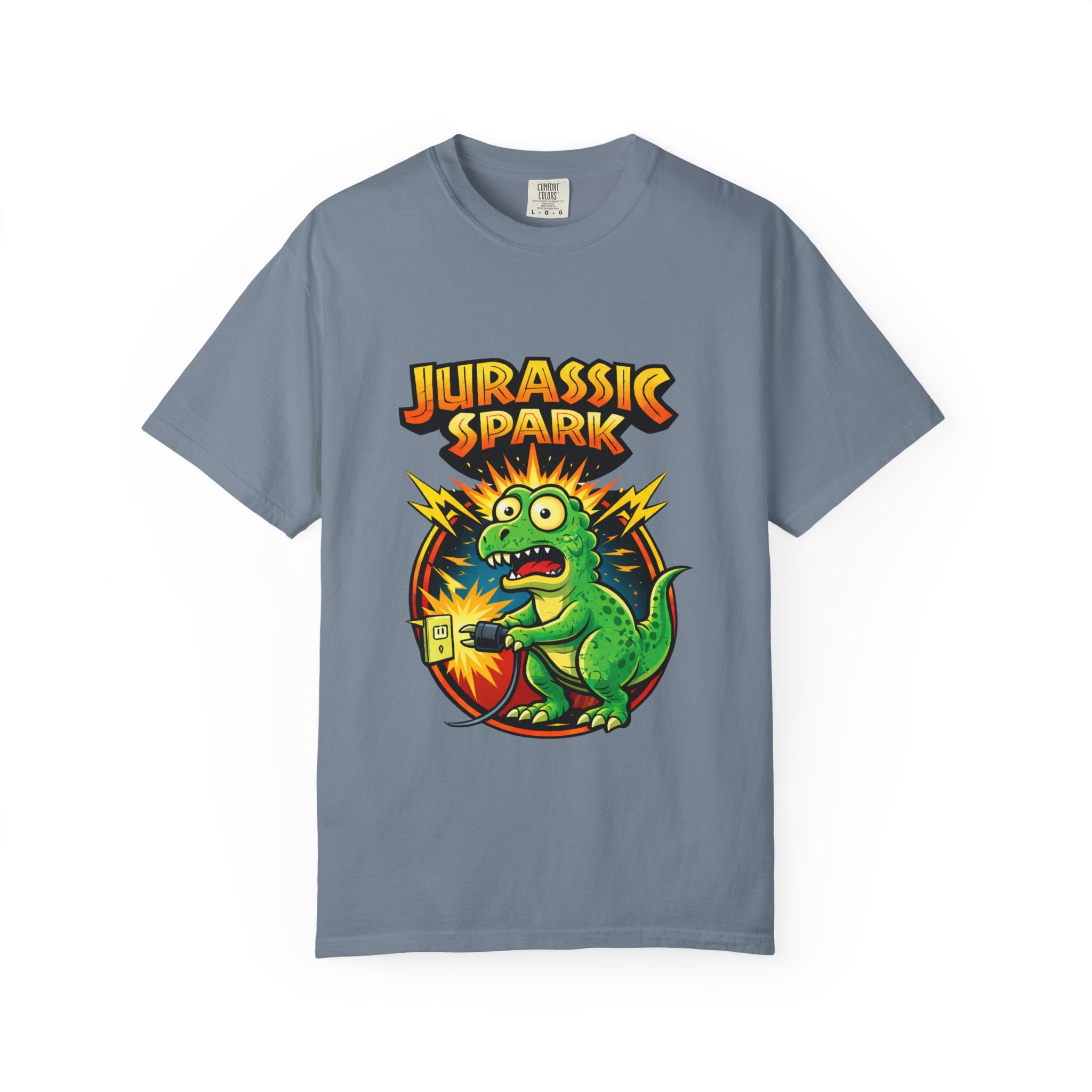 Jurassic Spark Retro Cartoon Dino T-Shirt