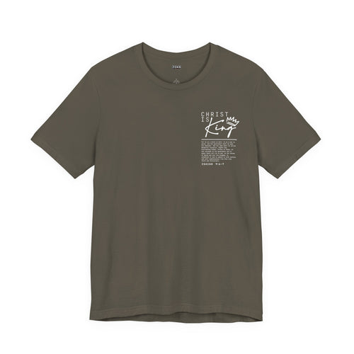 Christ Is King Tee — Isaiah 9:6-7 Christian Graphic T-Shirt