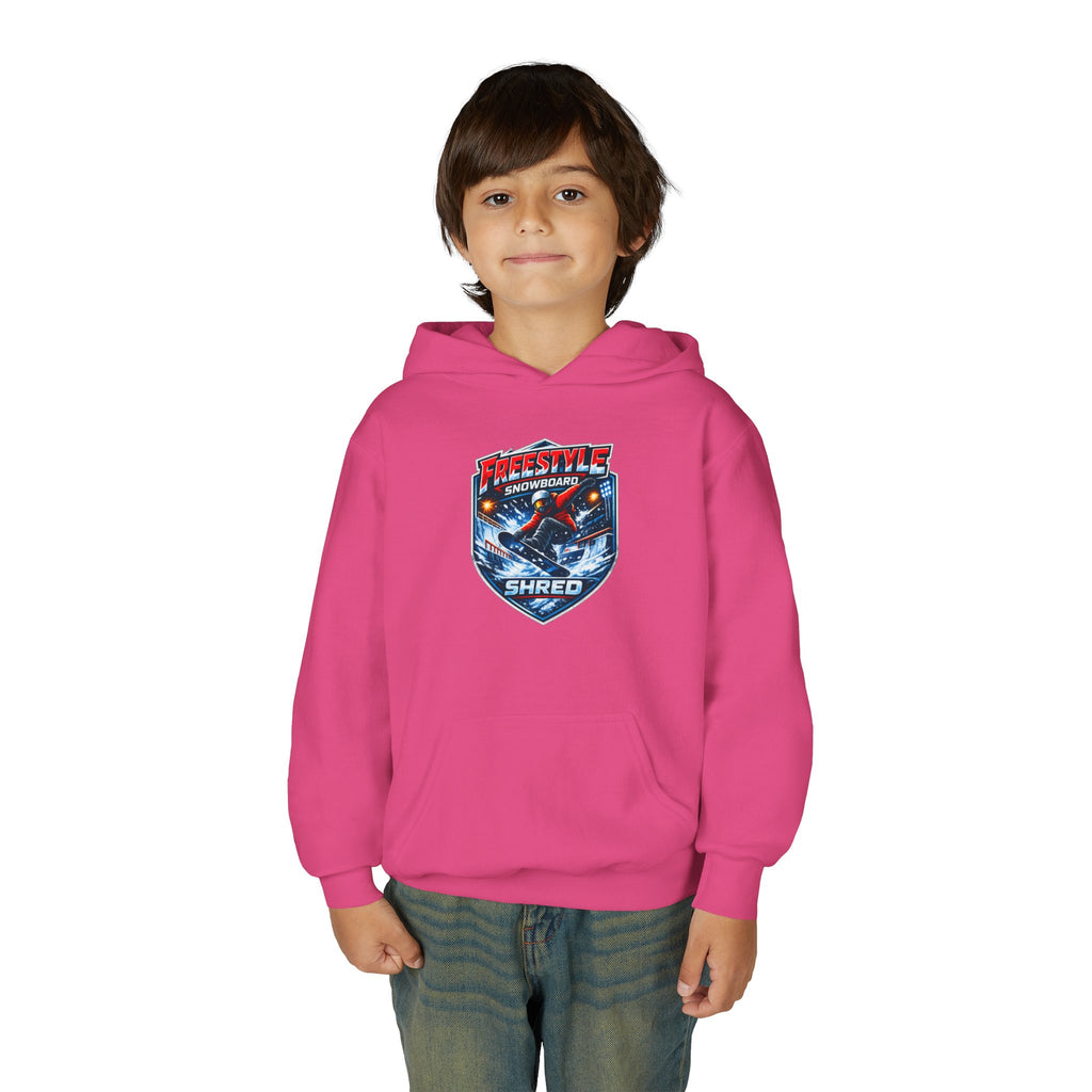 Youth Snowboard Hoodie — Freestyle Snowboarding Graphic Pullover