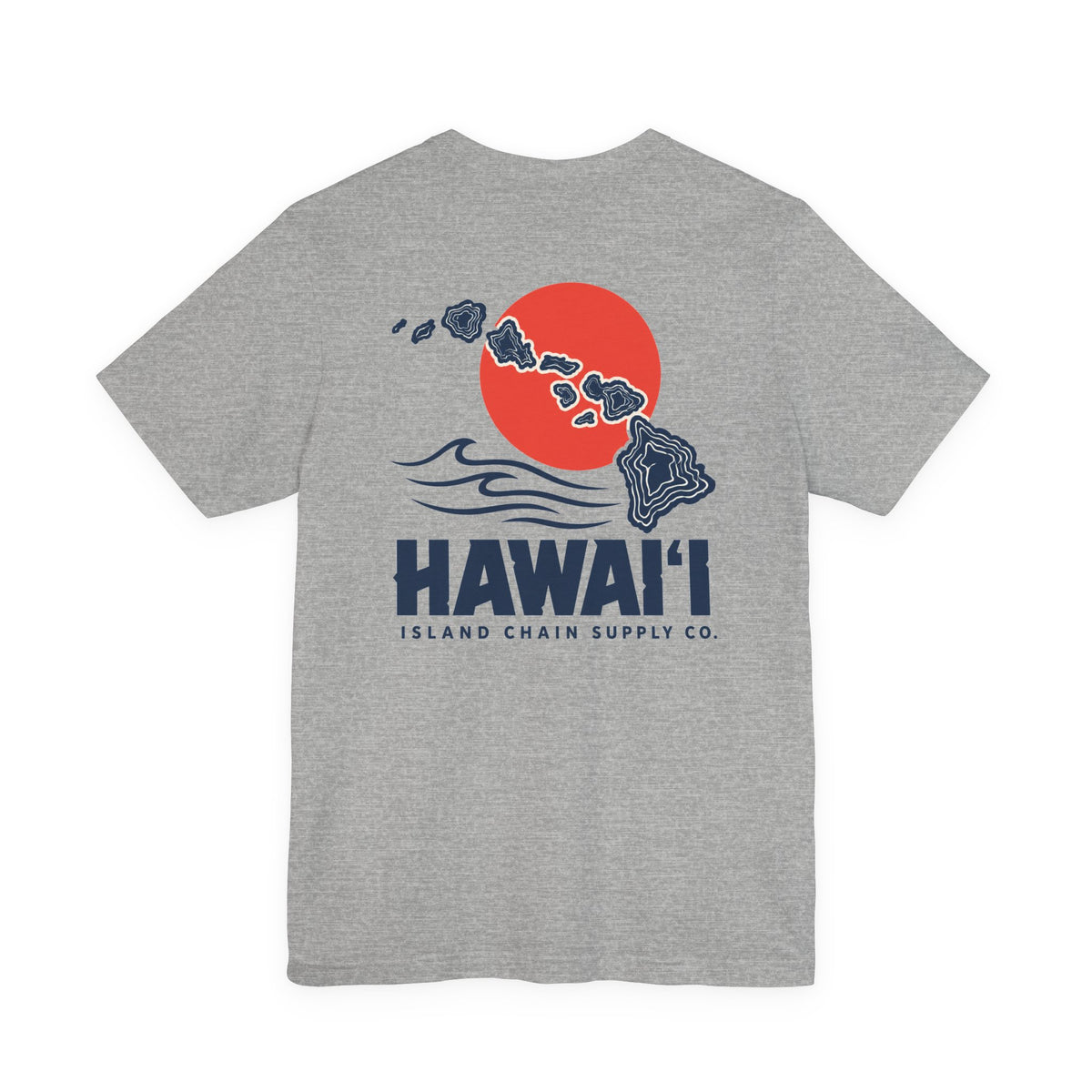 Hawai‘i Island Chain Supply Co. T-Shirt – Vintage Surf Map Graphic