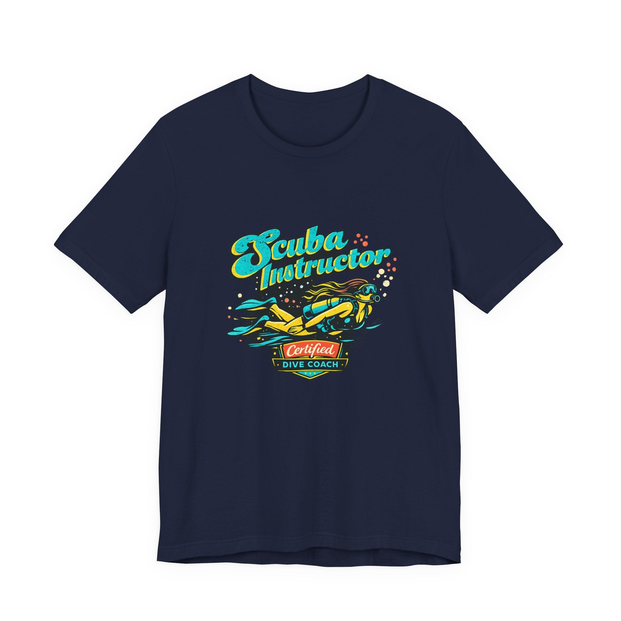 Scuba Instructor Dive Coach T‑Shirt — Retro Diving Tee for Scuba Lovers