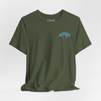 Alaska The Last Frontier T-Shirt – Orca Sunset Graphic Tee, Vintage Outdoor Travel Shirt, Nature Adventure Back Print Tee