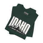 Idaho 'Stay Wild' Mountain State T-Shirt — Outdoor Adventure Tee