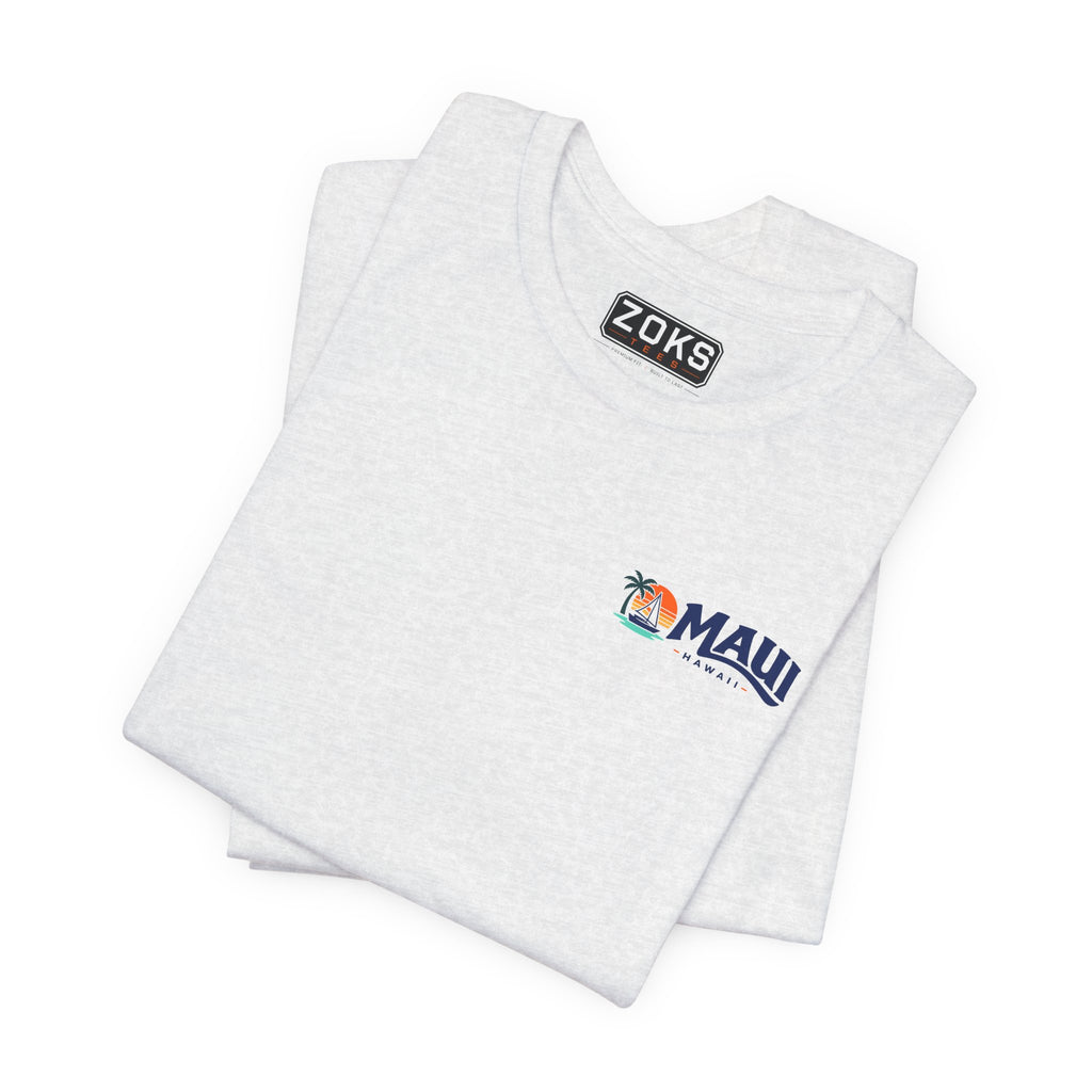 Maui Sail Sunset T-Shirt — Hawaii Palm Beach Vacation Tee