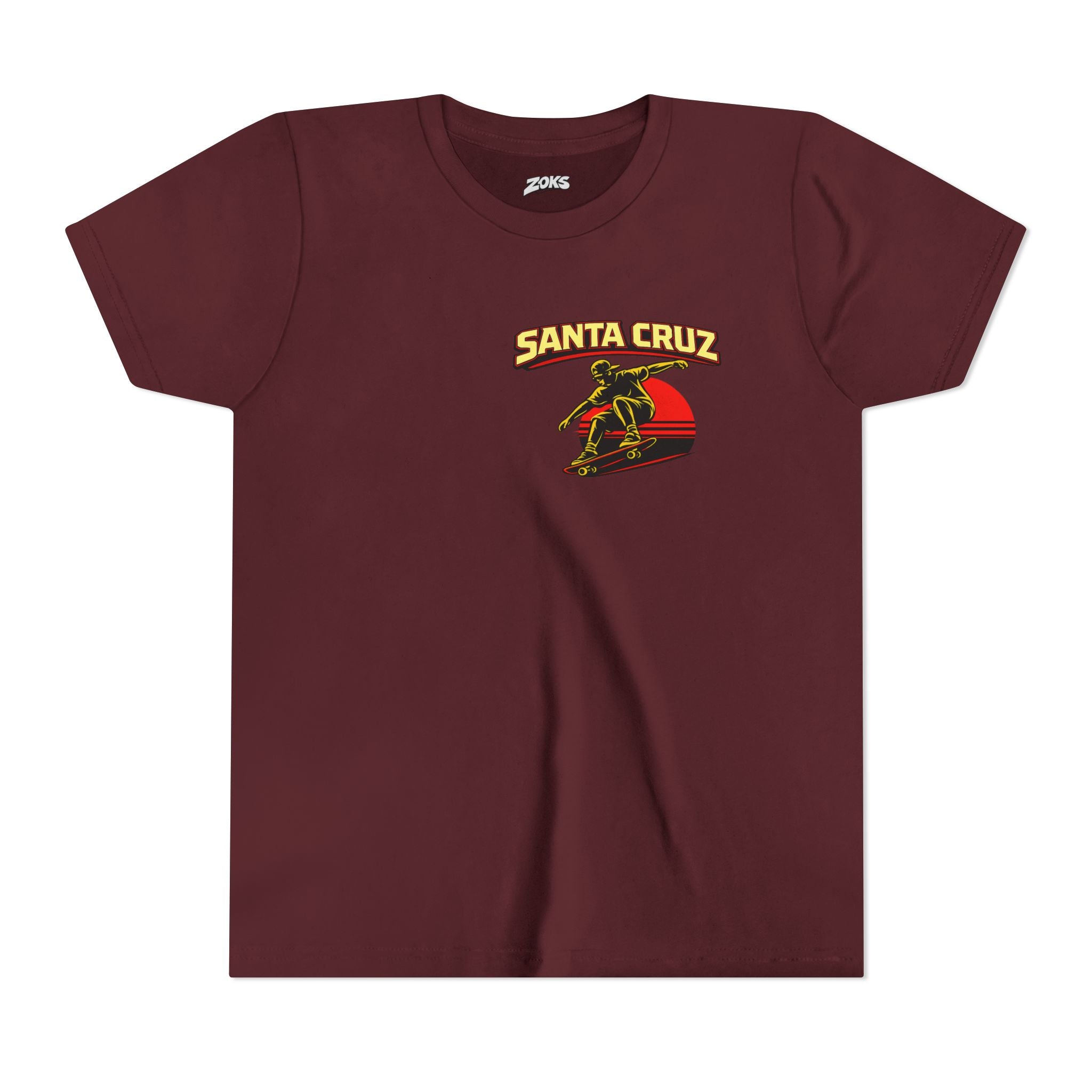 Santa Cruz Youth Skateboard Tee – Vintage Surf Skate California USA