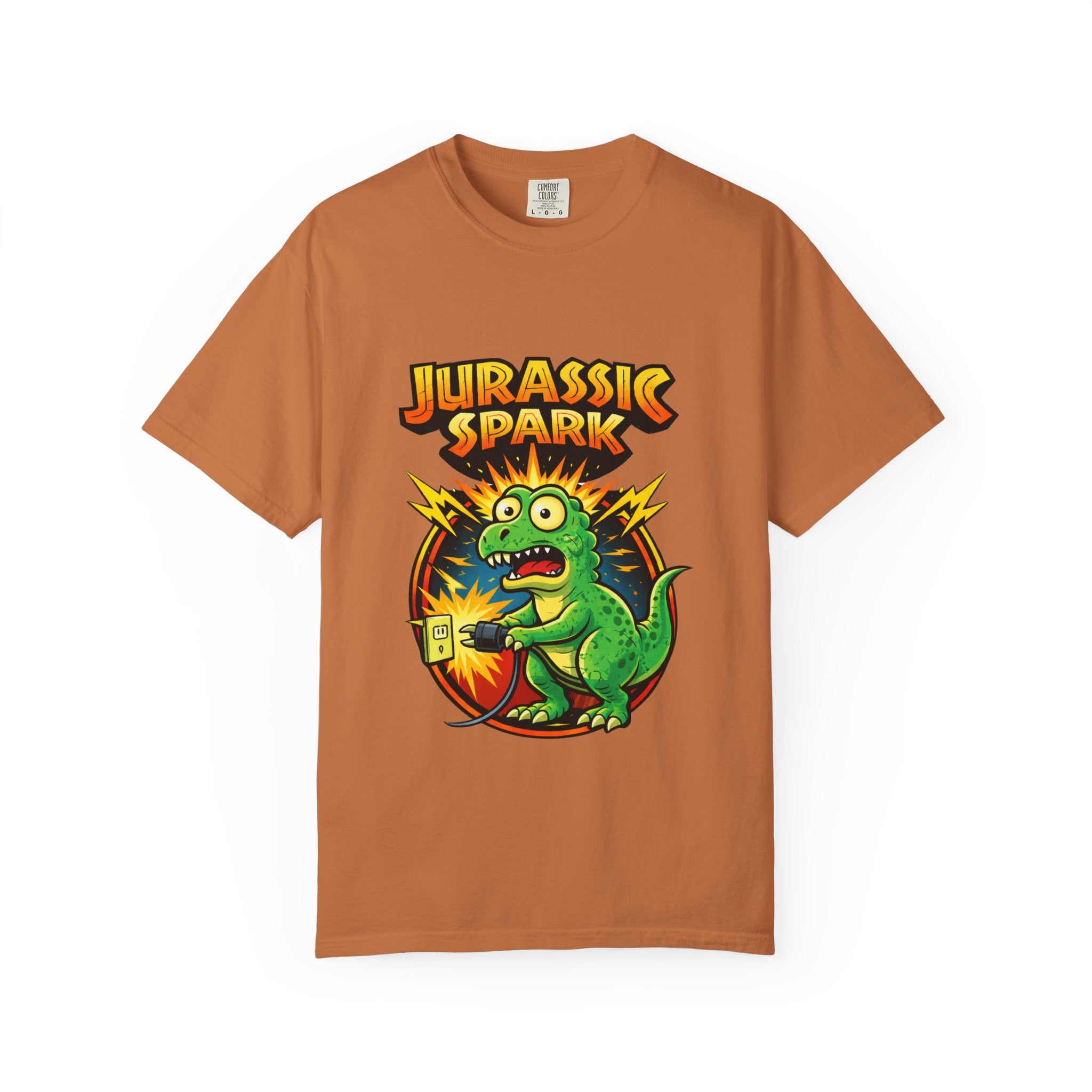 Jurassic Spark Retro Cartoon Dino T-Shirt