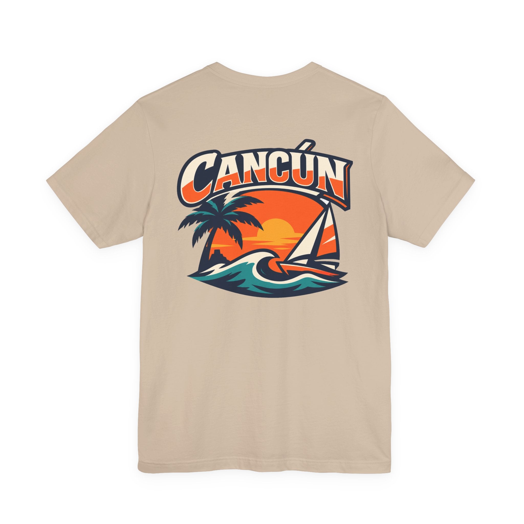 Cancún Sunset Sail Tee — Tropical Beach Vacation T-Shirt