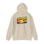 California Sunset Palm Tree Hoodie — Retro Beach Pullover