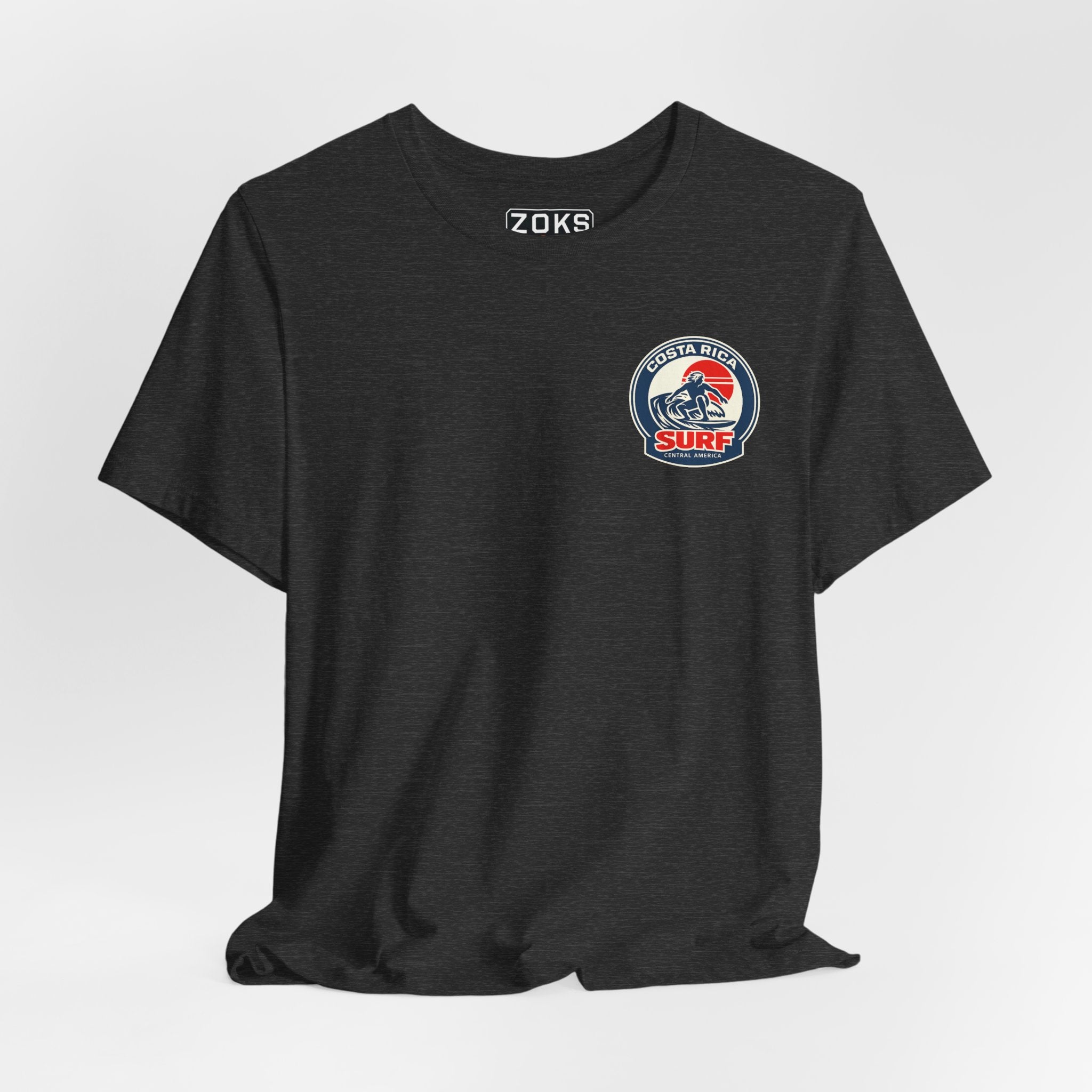 Costa Rica Surf Vintage Graphic Tee — Retro Surfer T-Shirt