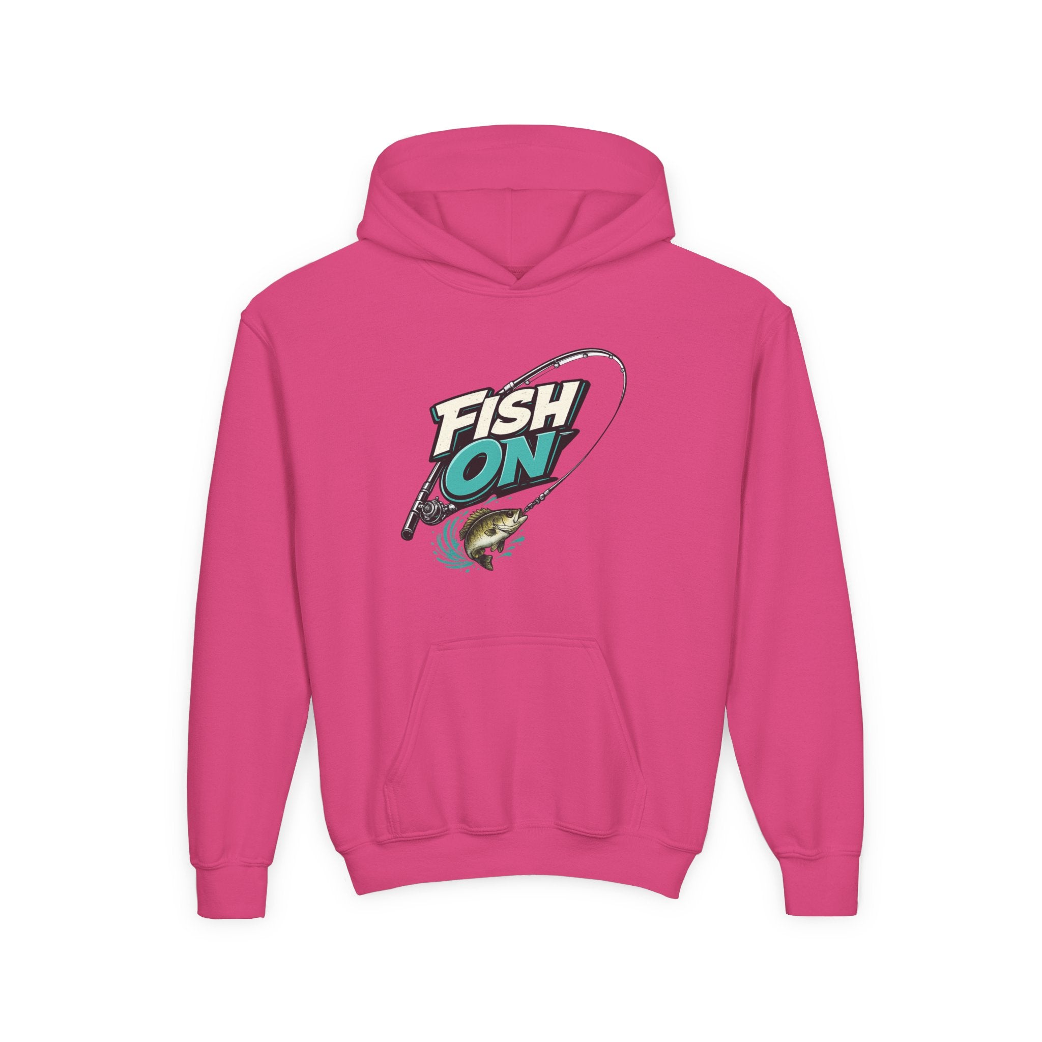 Youth 'Fish On' Bass Fishing Hoodie
