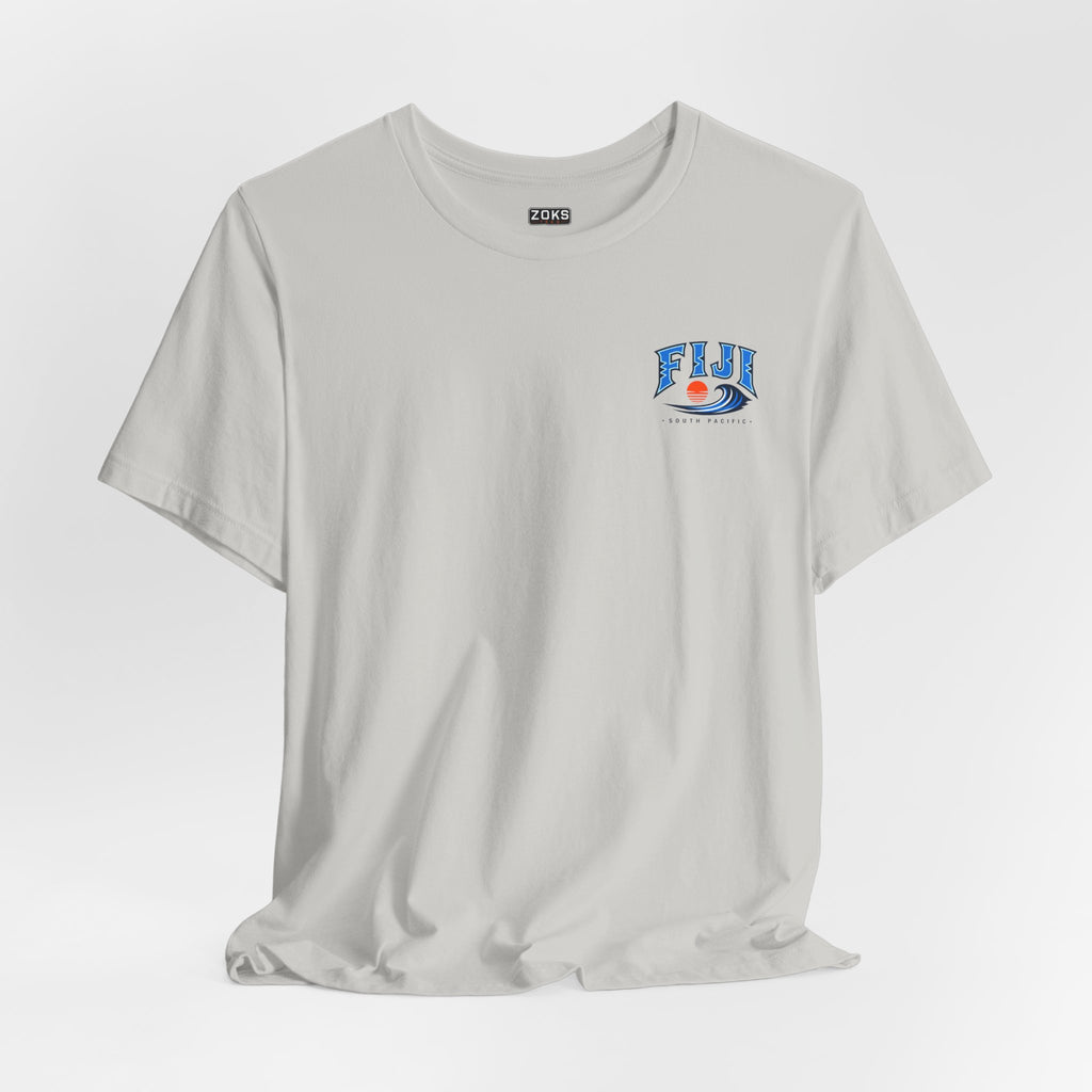 FIJI South Pacific Surf Tee – Premium Island Wave Graphic Shirt (Front & Back Print)