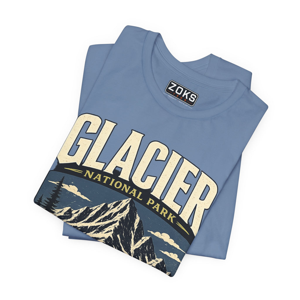 Glacier National Park Vintage Montana Mountain T-Shirt