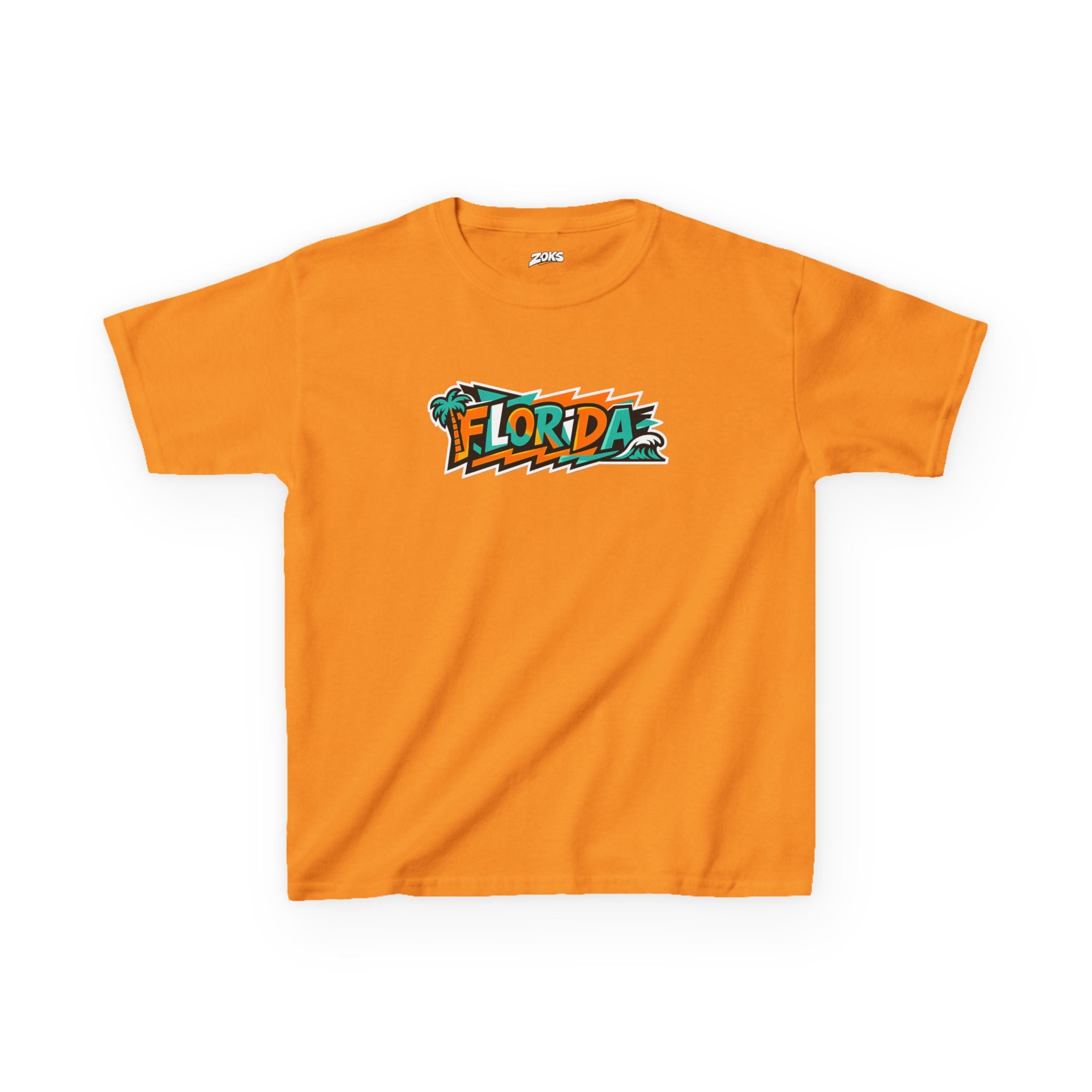 Kids Tropical Beach Surf T-Shirt — Florida Vacation Tee