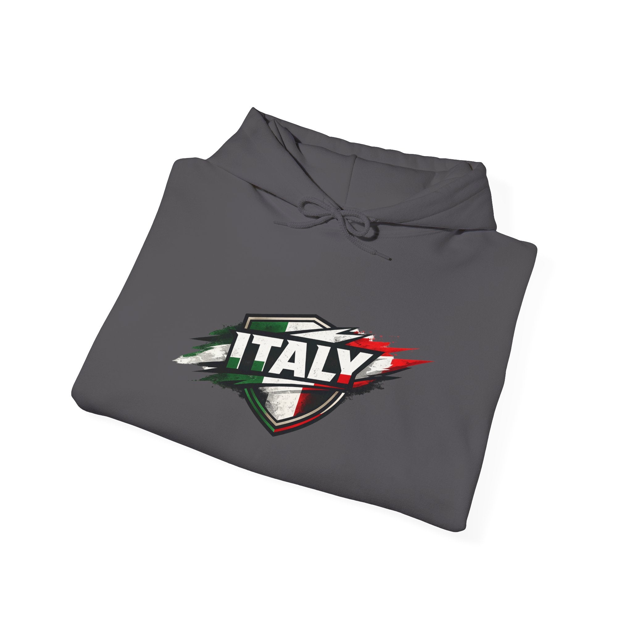 Italy Shield Hoodie — Italian Flag Racing Graphic Pullover