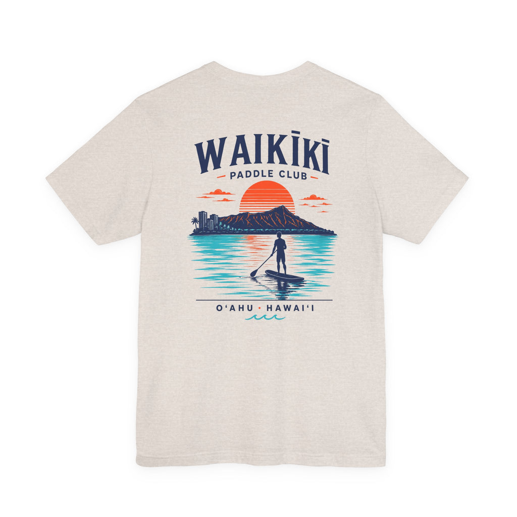 WAIKĪKĪ Paddle Club T-Shirt | Oʻahu Hawaiʻi Surf & Beach Tee