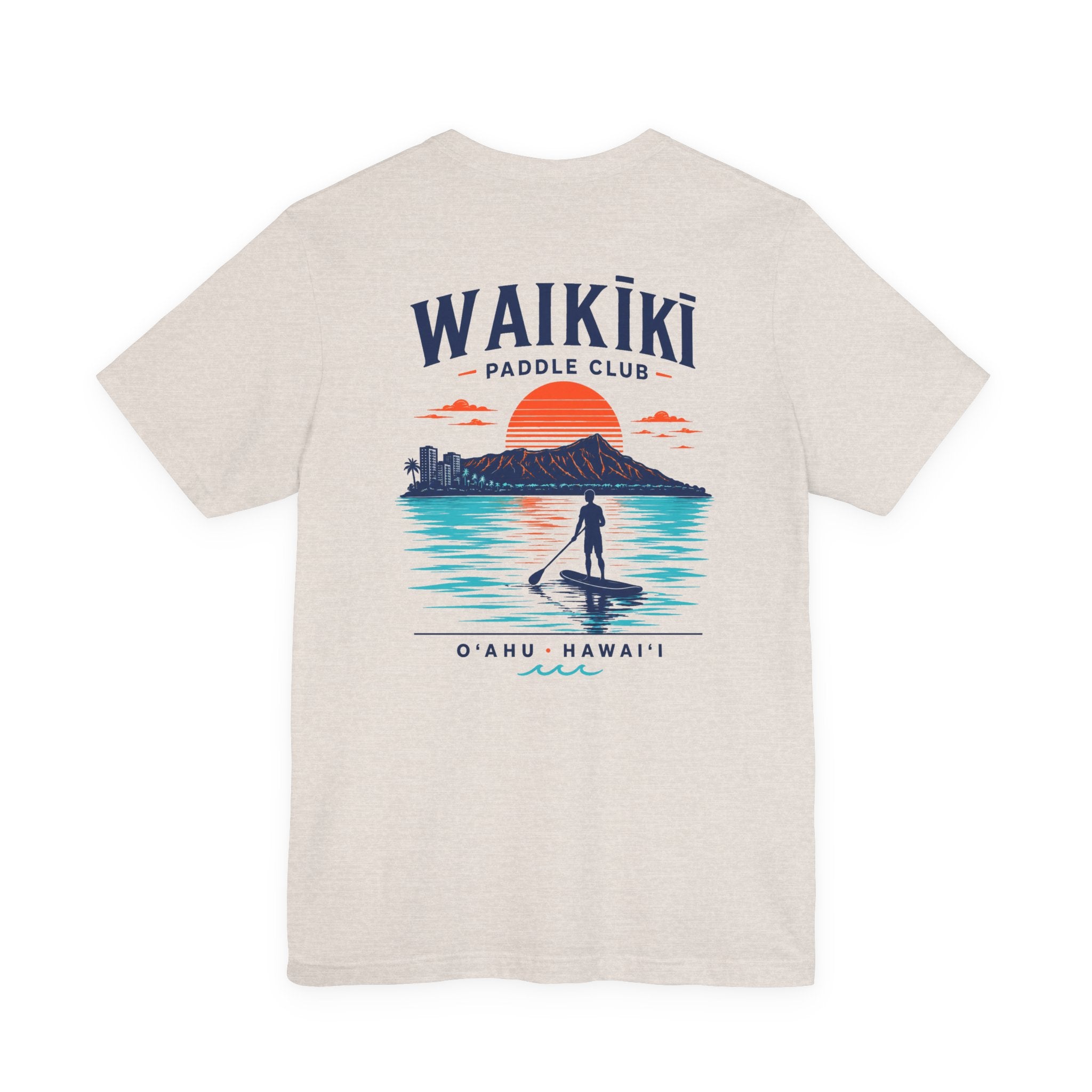 WAIKĪKĪ Paddle Club T-Shirt | Oʻahu Hawaiʻi Surf & Beach Tee
