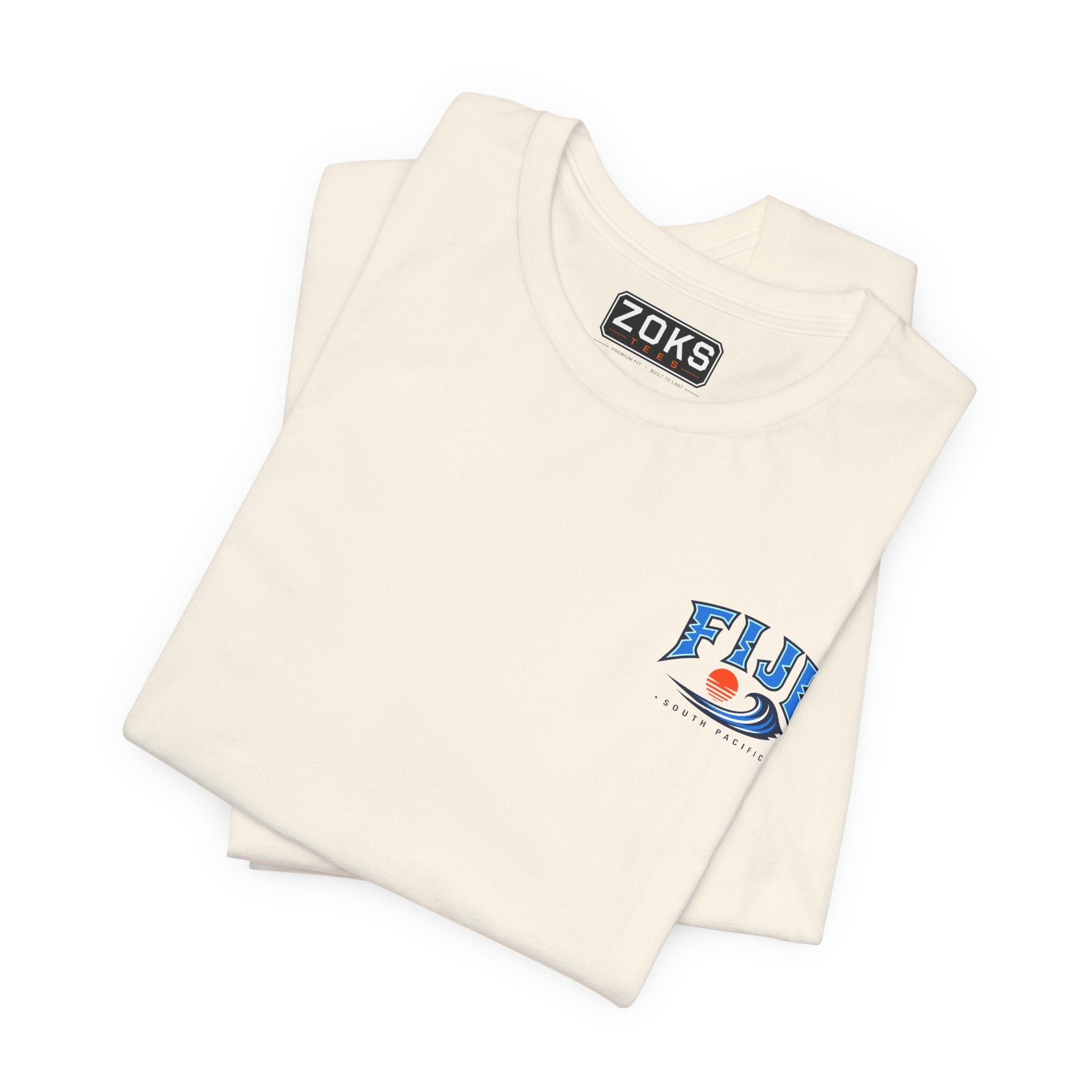 FIJI South Pacific Surf Tee – Premium Island Wave Graphic Shirt (Front & Back Print)