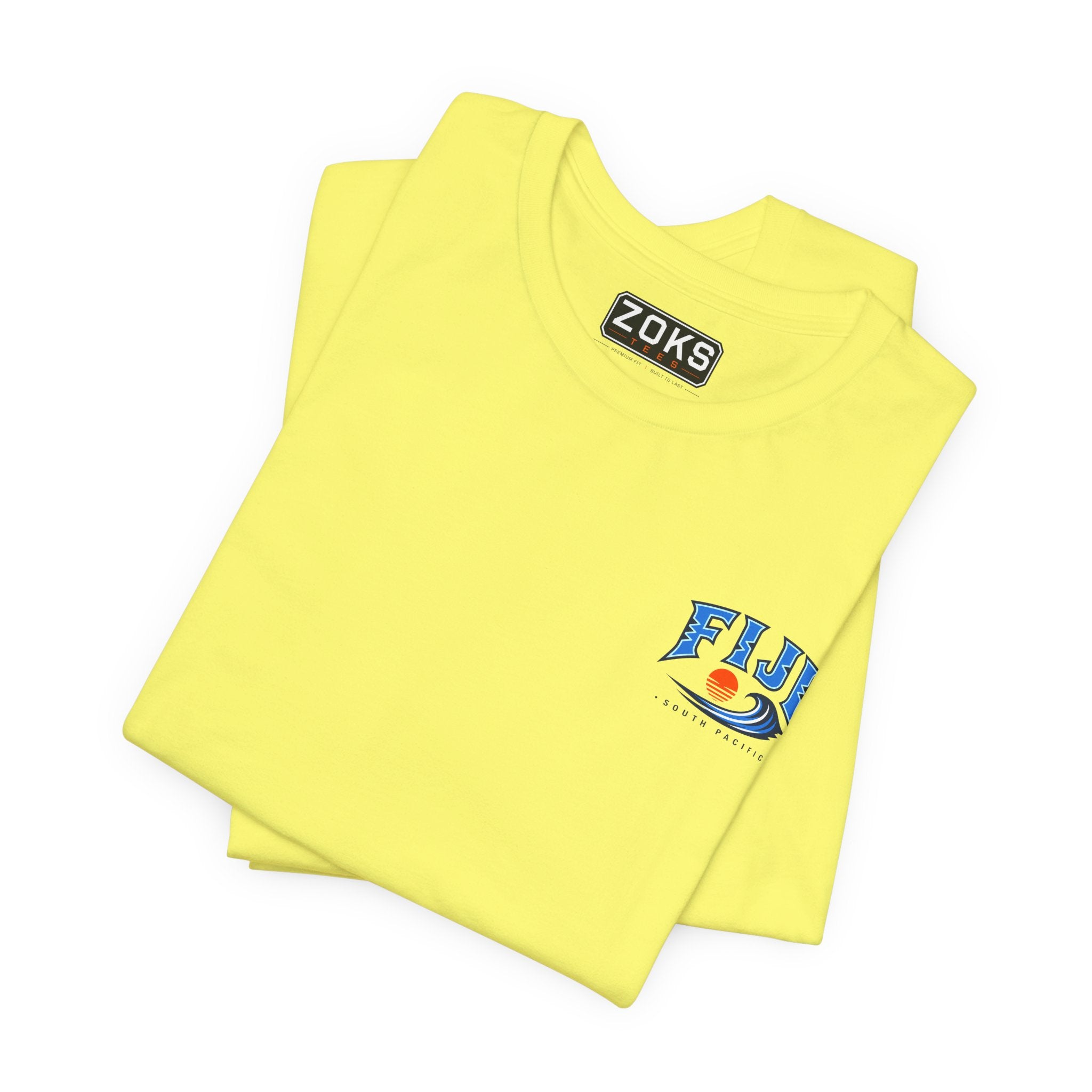 FIJI South Pacific Surf Tee – Premium Island Wave Graphic Shirt (Front & Back Print)