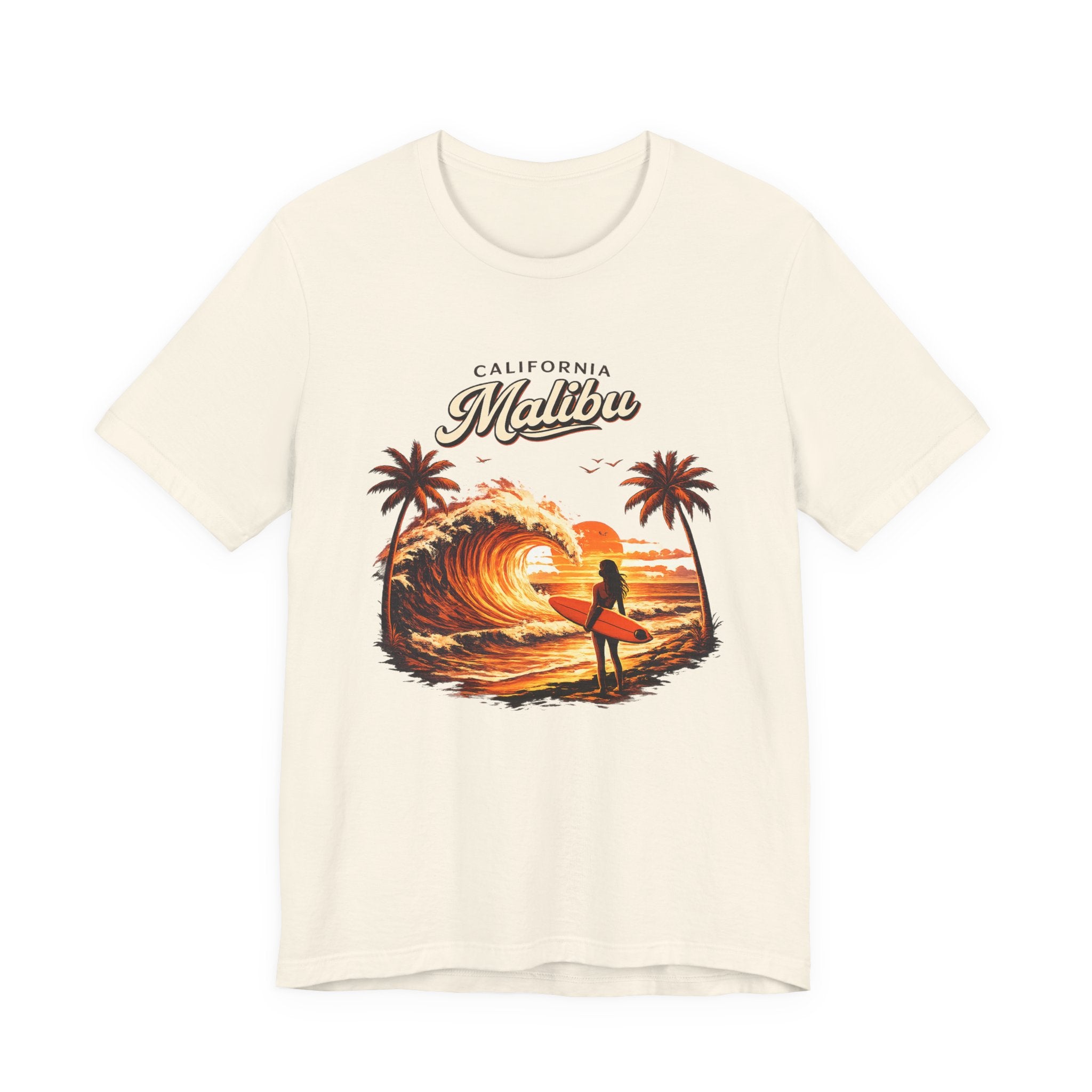 Malibu Surf Sunset T-Shirt — California Surfing Tee