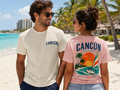 Cancún Mexico Sunset Sail T-Shirt — Beach Vacation Tee