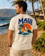 Maui Sail Sunset T-Shirt — Hawaii Palm Beach Vacation Tee