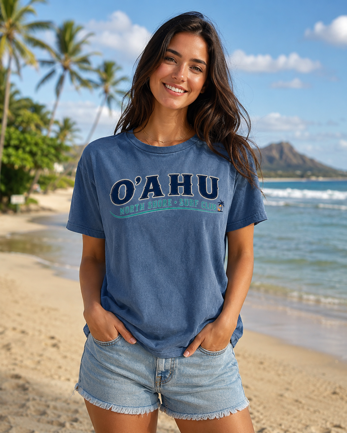 Oʻahu North Shore Surf Club T-Shirt – Vintage Hawaii Surf Tee