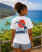 Hawai‘i Island Chain Supply Co. T-Shirt – Vintage Surf Map Graphic