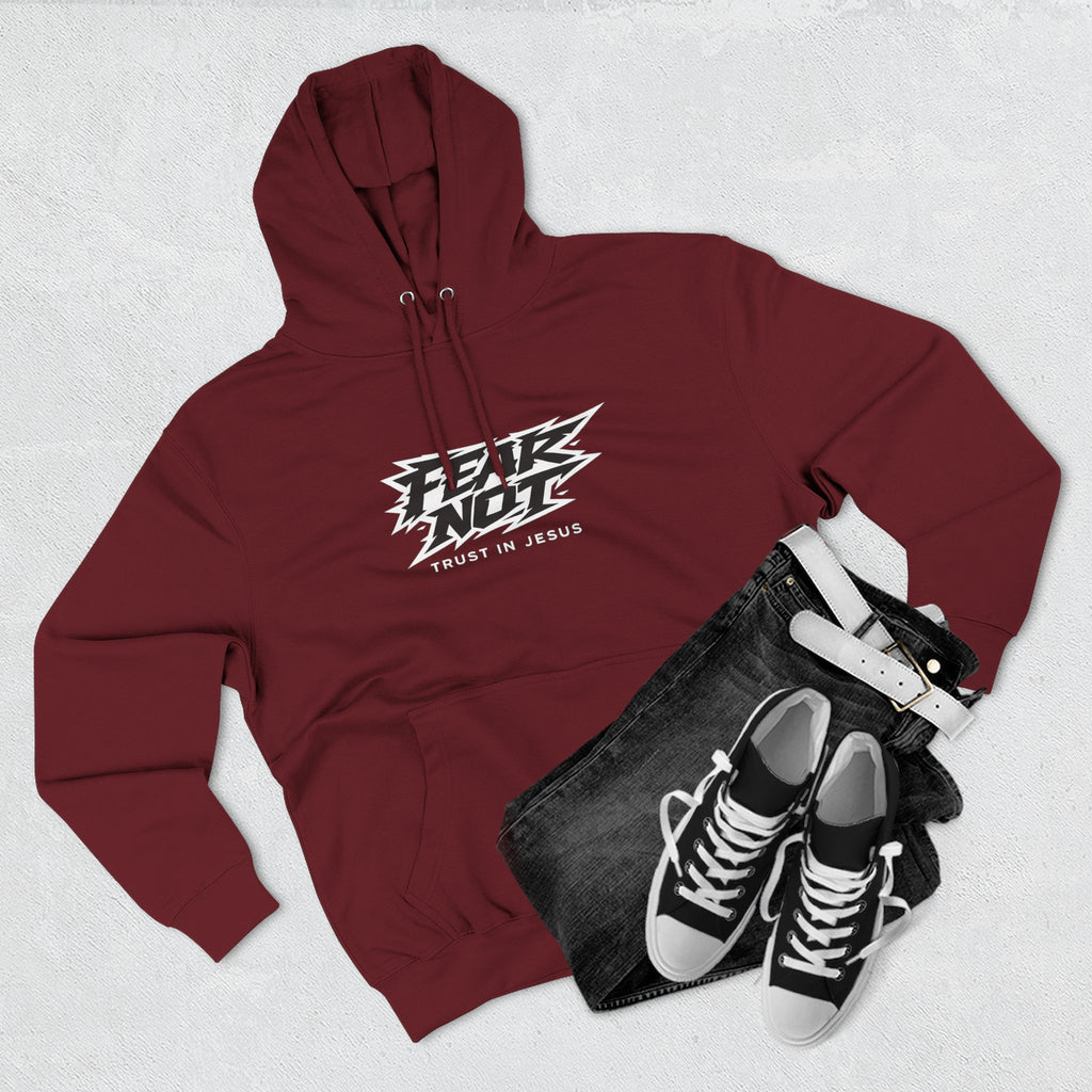 Fear Not Hoodie — "Trust in Jesus" Christian Graphic Hoodie