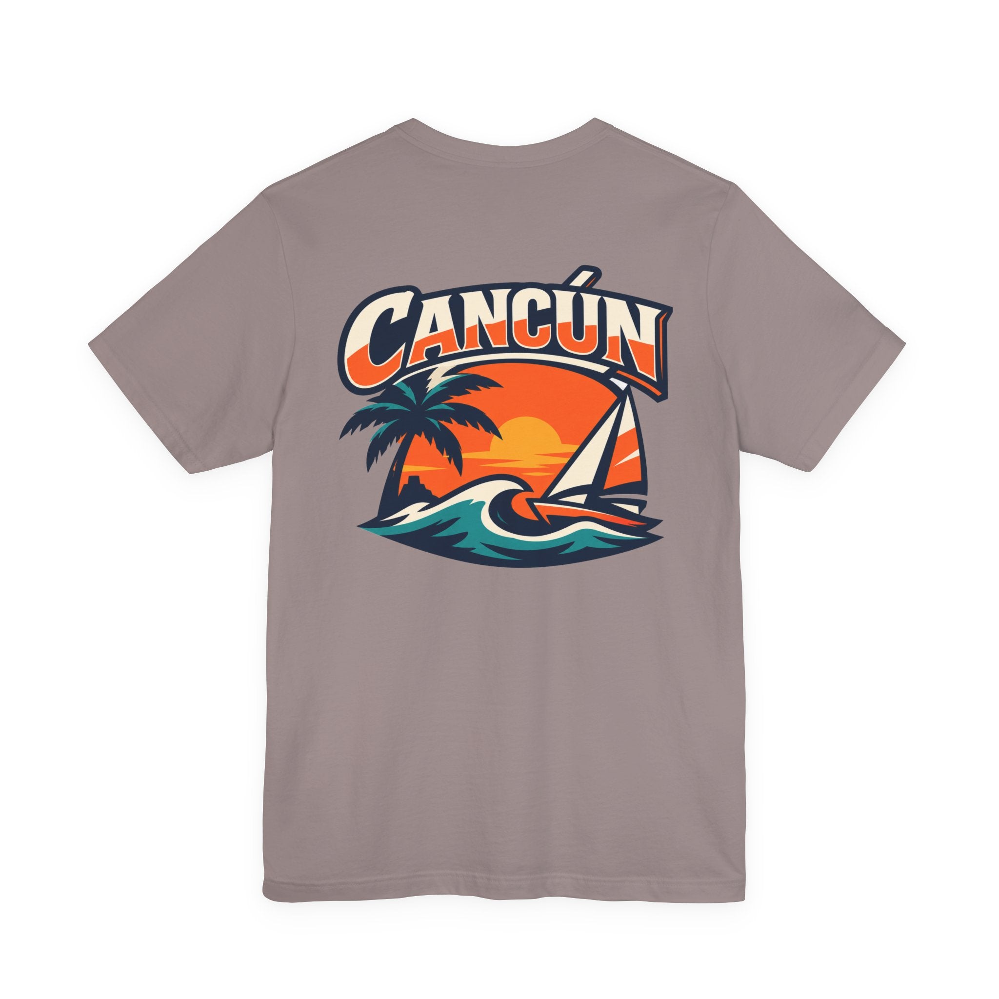 Cancún Sunset Sail Tee — Tropical Beach Vacation T-Shirt
