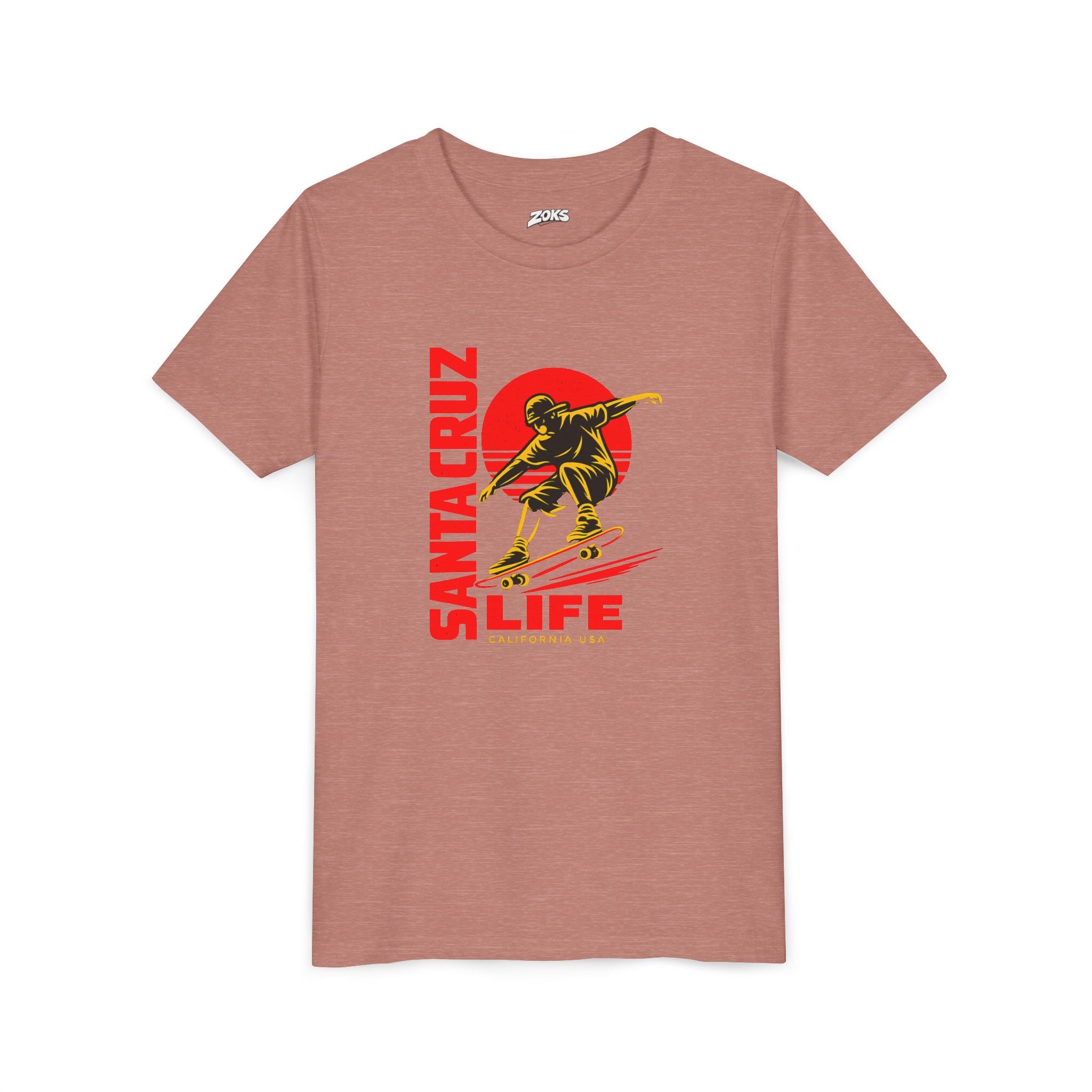 Santa Cruz Skateboard Youth Tee – “Santa Cruz Life” Graphic Shirt