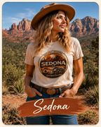 Sedona AZ Vintage Jeep T-Shirt — Red Rock Country Souvenir Tee