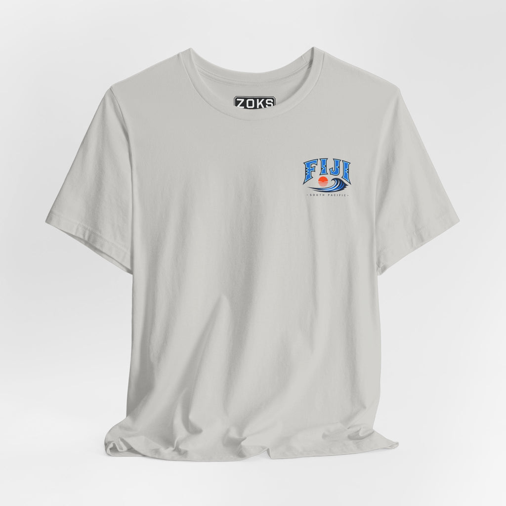 FIJI South Pacific Surf Tee – Premium Island Wave Graphic Shirt (Front & Back Print)