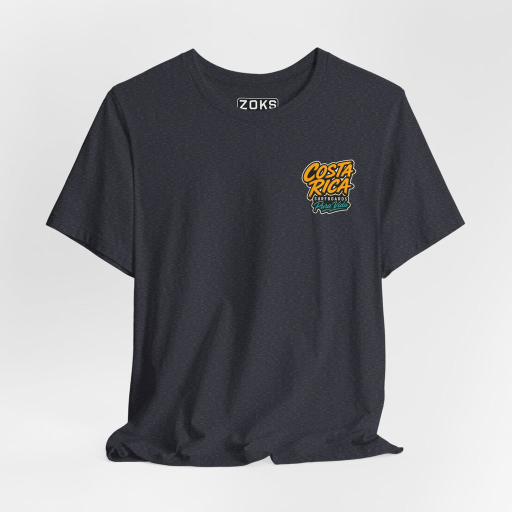 Pura Vida Sloth Beach Costa Rica T-Shirt – Retro Tropical Surf Graphic Tee