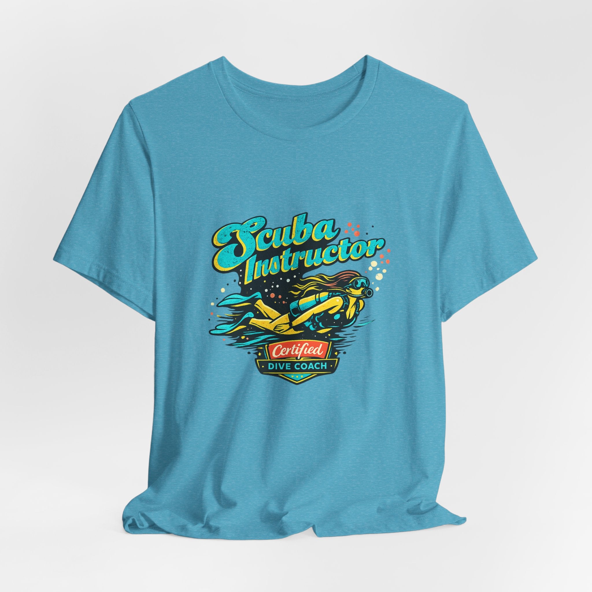 Scuba Instructor Dive Coach T‑Shirt — Retro Diving Tee for Scuba Lovers