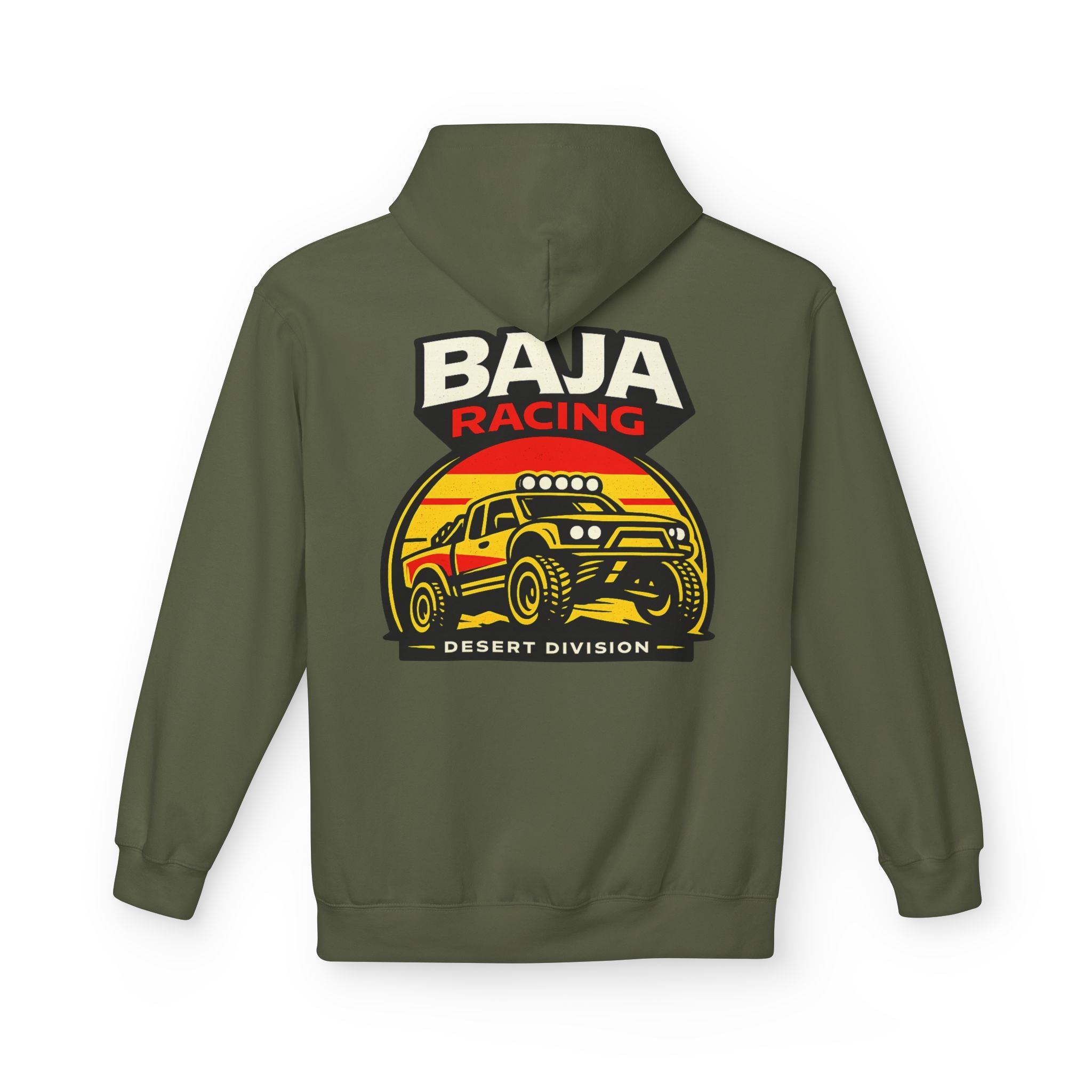 Baja Racing Hoodie — Desert Off‑Road Truck Pullover