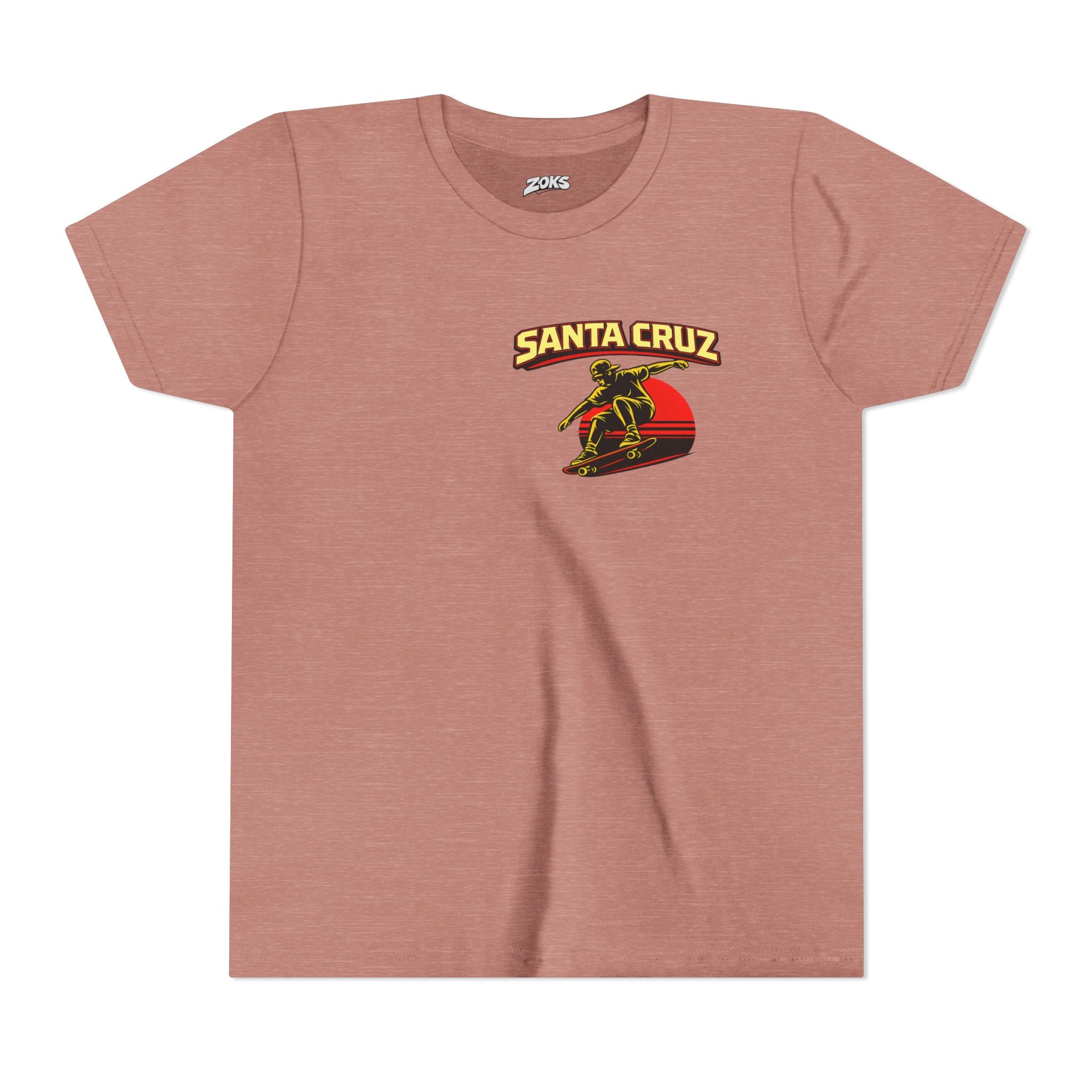 Santa Cruz Youth Skateboard Tee – Vintage Surf Skate California USA