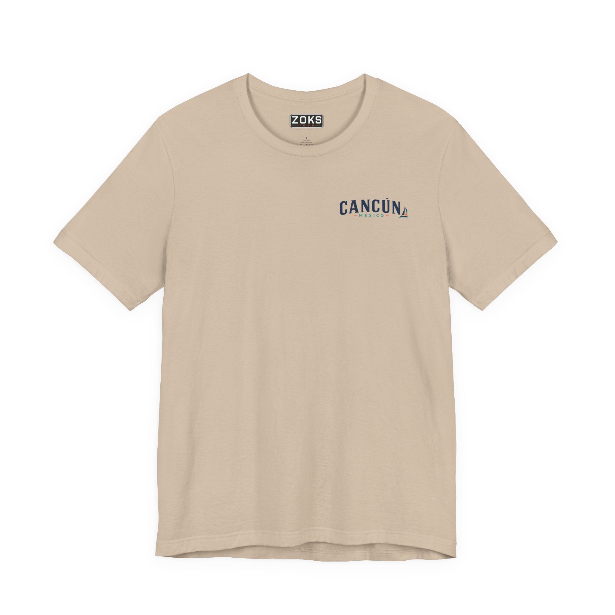 Cancún Mexico Sunset Sail T-Shirt — Beach Vacation Tee
