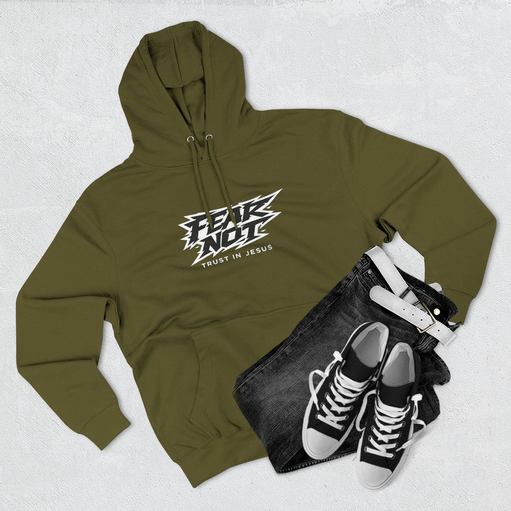 Fear Not Hoodie — "Trust in Jesus" Christian Graphic Hoodie