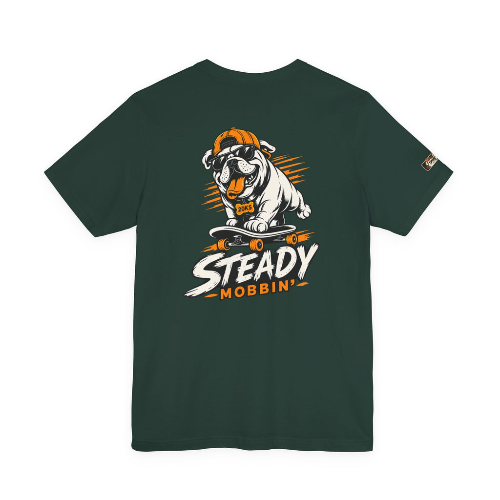Steady Mobbin’ Bulldog Skateboard T-Shirt