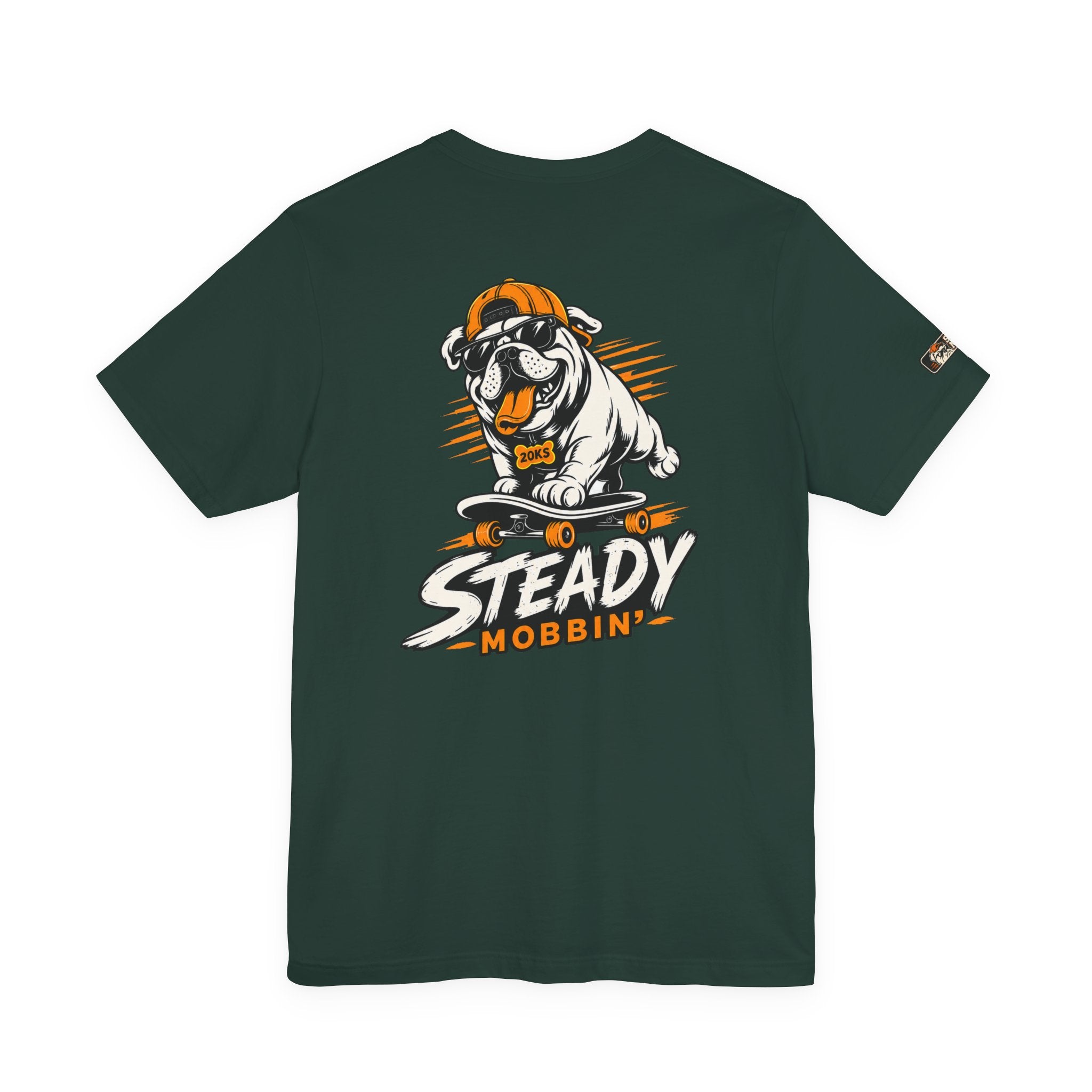 Steady Mobbin’ Bulldog Skateboard T-Shirt